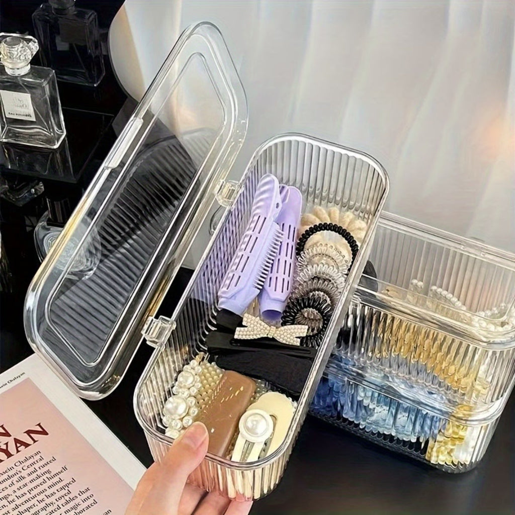 Preffers® Acrylic Jewellery Organizer 14 Pcs Mini Compartment Storage Box