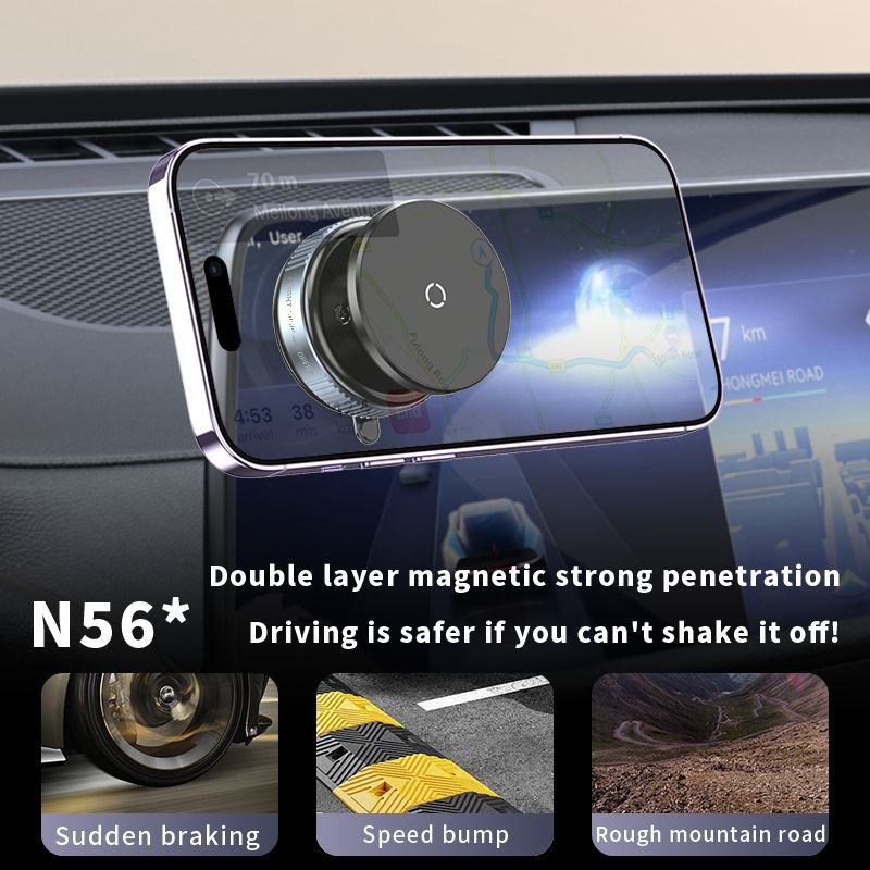 PREFFERS Vacuum Magnetic Phone Holder